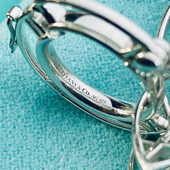 New Tiffany & Co Sterling Silver Atlas Numeral Open Link Bracelet. Rare, Retired - Picture 7 of 9